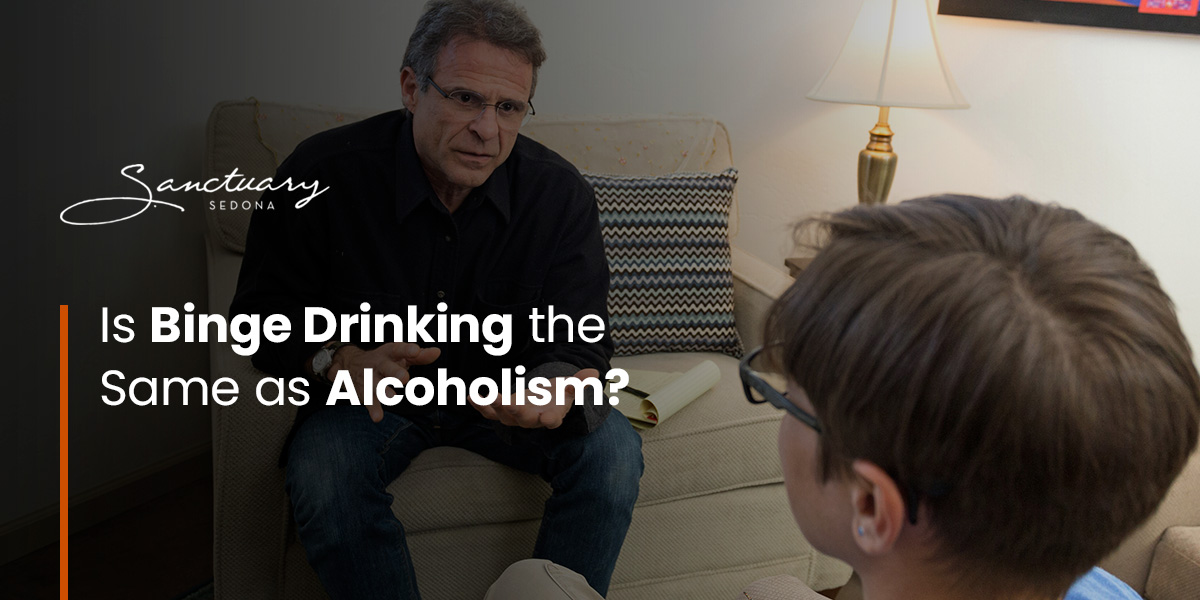 Is binge drinking the same as alcoholism?