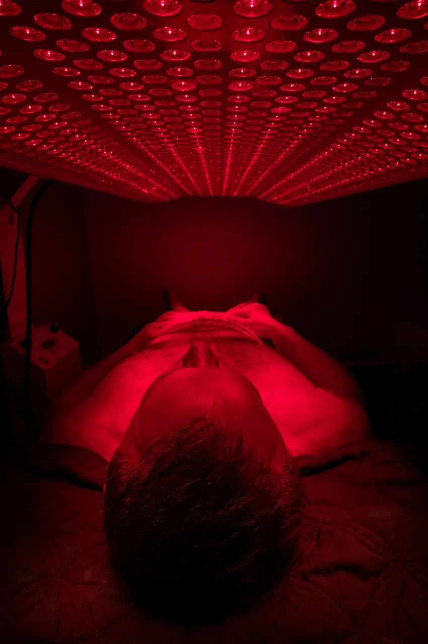 Red light therapy part of the Biotechnology lab at The Sanctuary at Sedona