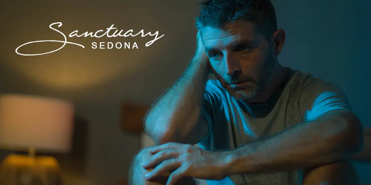 photo of man with depression