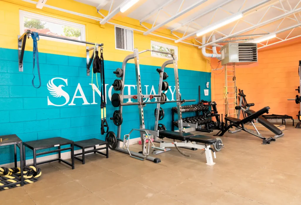 sanctuary at sedona gym weights